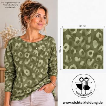 Preview: Leo Flammgarn Jersey khaki